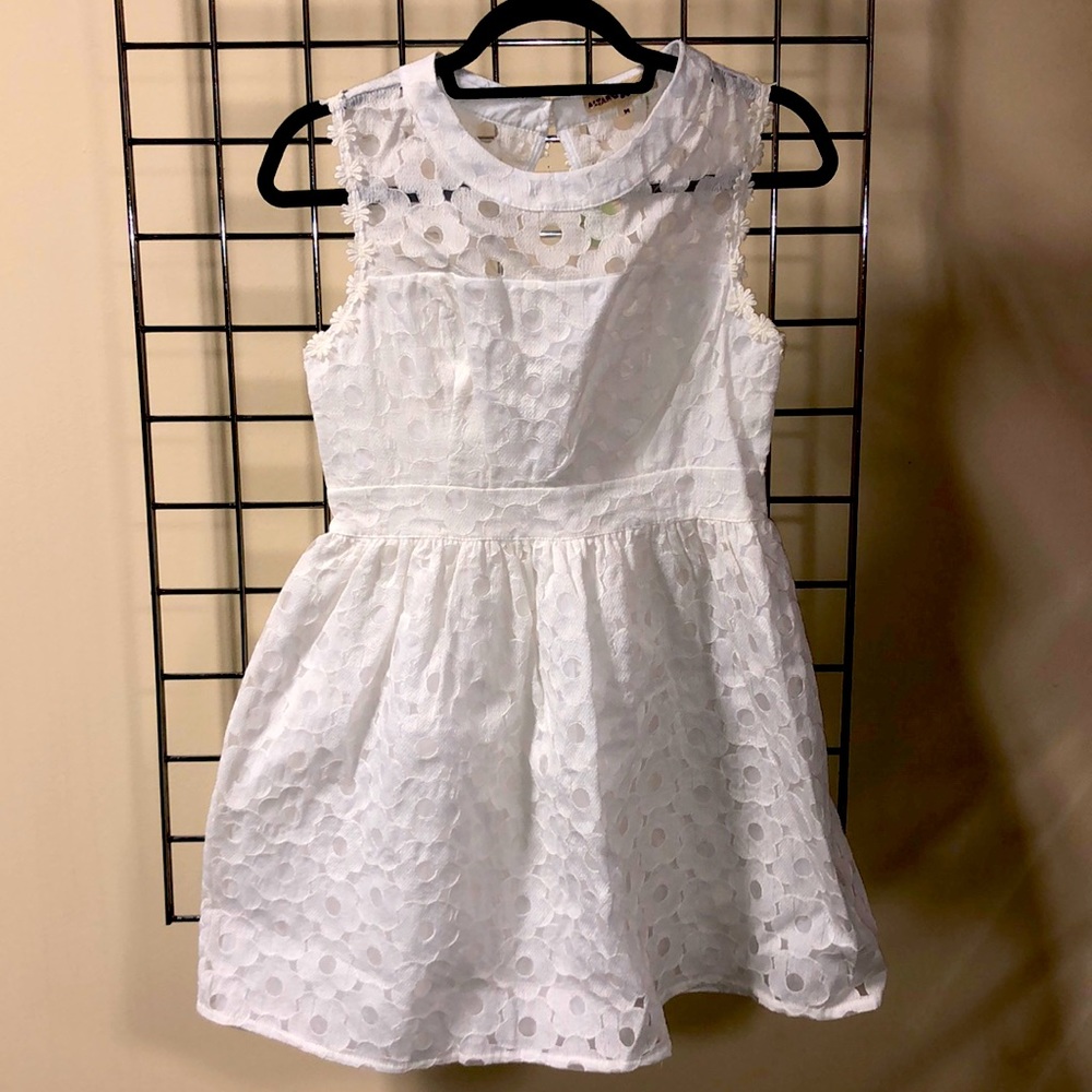 White lace dress